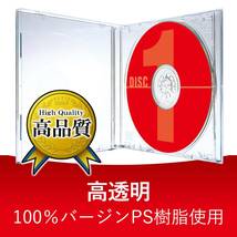 エレコム CD/DVDプラケース/1枚収納/10パック/クリア_画像2