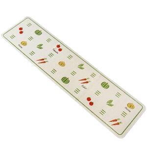 oka(OKA)bejitaru kitchen mat approximately 45cm×180cm green ( kitchen mat made in Japan slipping cease )