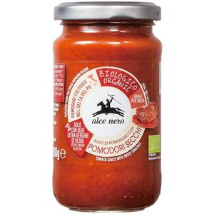 ALCE NERO(aru che Nero ) have machine pasta sauce tomato & dried tomato 200g ( organic Italy production ) 1 piece 