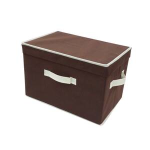  mountain . anywhere storage box width 38× depth 25× height 25cm handle cover attaching 1 piece Brown YTCF-1PF(BR)