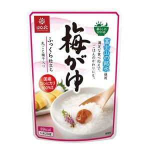 はくばく おかゆ 梅がゆ 250g×8袋【在宅ワーク・非常食・常備用に】