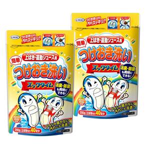 【まとめ買い】 つけおき洗い ズックタイム 上ばき 運動シューズ用 計量スプーン付 200g×2個の画像1