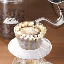 カリタ Kalita コーヒーフィルター ウェーブシリーズ ホワイト 1~2人用 50枚入り KWF-155#22211 5個セット_画像4