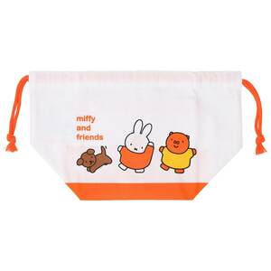 クツワ(Kutsuwa) ミッフィー お弁当袋 miffyキッズランチシリーズ MF822 日本製