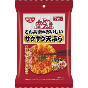 日清食品 日清のどん兵衛のおいしいサクサク天ぷら [具材だけ] 2枚入 32g ×16個