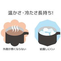 【.】サーモス 真空断熱マグカップ フタ付き 450ml ダークグレー JDG-452C DGY_画像5