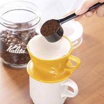 カリタ(Kalita) コーヒーメジャー ホーロー製 エナメル ブラック L TSUBAME_画像5