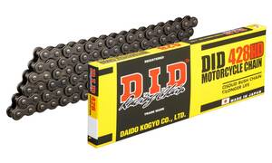 D.I.D(大同工業)バイク用チェーン クリップジョイント付属 428H(D)-106RB STEEL(スチール) 強化チェーン 二輪 オートバ