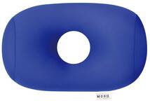 MOGU(モグ) ビーズクッション 携帯 枕 ロイヤルブルー 青 ポータブル・ホールピロー (全長約30cm)_画像1