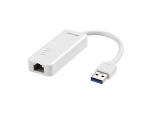 Giga USB3.0対応 有線LANアダプター LUA4-U3-AGTE-WH （ホワイト）