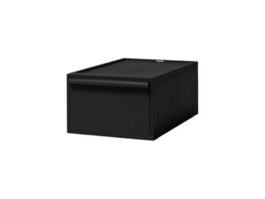  Like ito(like-it) storage case closet system drawer M approximately width 32x inside 52x height 21.5cm all black CS-D2 inside 