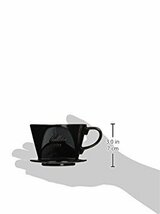 カリタ Kalita コーヒー ドリッパー 陶器製 1~2人用 ブラック 101-ロト #01005_画像4