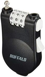 BUFFALO ワイヤー巻き取り式ダイヤルロック BSL10