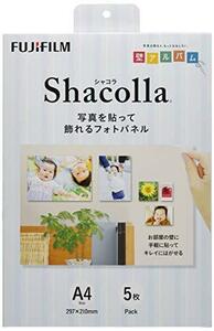 FUJIFILM 写真パネル shacolla(シャコラ) 5枚入 A4 WD KABE-AL A4 5P