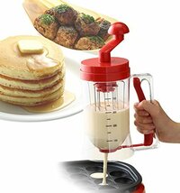 富士商 粉つぎ器 たこ焼き 粉つぎ名人 900ml かき混ぜ器 レバーを引くだけで注げる たこ焼き作り パンケーキ作り 簡単調理 F8639 1_画像6