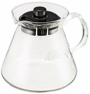 カリタ Kalita コーヒーサーバー ウェーブシリーズ 500ml 2~4人用 G #31255