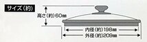 ＬＯＯＫ ＬＩＦＥ 強化ガラス蓋20cm用_画像4