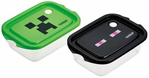 スケーター (skater) シール容器 Minecraft マインクラフト 500ml 2P 抗菌 保存容器 おかず容器 日本製 FCN2WA