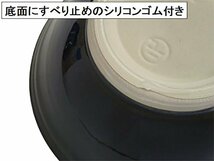 元重製陶所 石見焼 すり鉢 すりこ木 すりばちセット テーブルを傷つけない シリコン 底 6号 (直径18cm・すりこぎ付) 織部 すべり止め付_画像2