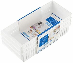 イノマタ化学 冷蔵庫 スッキリケース 13 3個セット 日本製 0377 ホワイト 12.7×30.2×高さ7cm