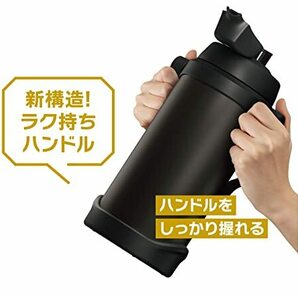 サーモス 水筒 真空断熱スポーツジャグ 2L ブラック FJQ-2000 BKの画像5