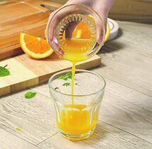 パール金属 絞り 絞り器 ジューサー レモン オレンジ グレープフルーツ ライム 容器付 果物 果汁 Simplice C-1103_画像8