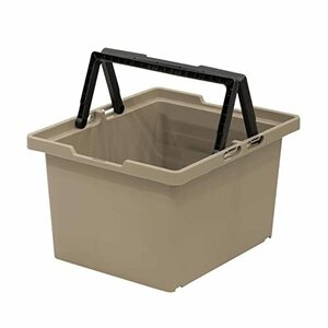 JEJa stage storage box separate basket 100 sand beige made in Japan outdoor camp loading piling SPB-N100C