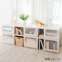 天馬 収納ボックス 衣類用 フィッツユニットケース 押入れ用 カプチーノ 幅39×奥行74×高さ18cm L3918_画像10