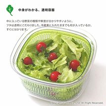 オカ PLYS ベジマジ 野菜用保存かご あらう ホワイト 約21cm×21cm×11cm (ざる 水切り ボウル)_画像4