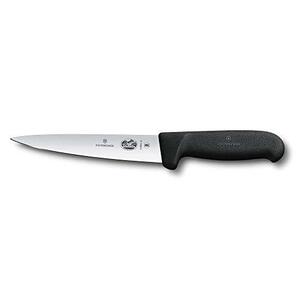 VICTORINOX(ビクトリノックス) スティッキングナイフ ブラック 14cm 骨スキ 牛刀包丁 肉用 5.5603.14-X1