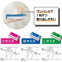 [マツヨシ] 使い捨て手袋 プラスチックグローブ 粉なし(サイズ:M) 100枚入り 病院採用商品 PVC 手袋 パウダーフリー (松吉医科器械_画像5