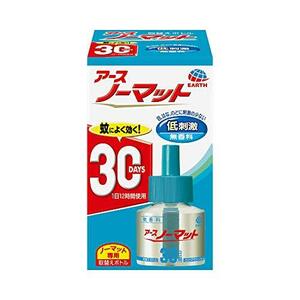 アースノーマット 30日用 無香料 [4.5-12畳用 取替ボトル1本入] つめかえ 蚊取り 虫よけ (アース製薬)