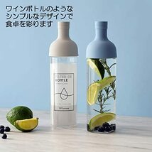 365methods ハリオ 日本製 フィルターインボトル 熱湯 食洗機対応 750ml ティープレス ライトグレー FIB-75-365LG-_画像2