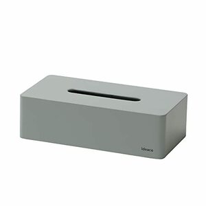 ideaco ( イデアコ ) ボックス 箱 ティッシュ 専用 ケース アッシュグレー box grande ( ボックスグランデ )