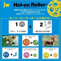 JW Pet(JWペット) 犬用おもちゃ 中型犬 ホーリーローラーボール Sサイズ オレンジ_画像4