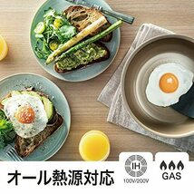 エバークック フライパン 20cm オール熱源対応(IH対応) レッド 選べるシリーズ 取っ手の取れる 着脱式 ドウシシャ_画像6