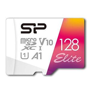 シリコンパワー microSD カード 128GB class10 UHS-1 対応 最大読込75MB/s full HD SP128GBSTX