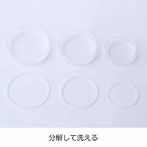 星硝(Seisho)セラ―メイト 保存 容器 ガラス キャニスター 350ml チャーミークリアー S2 日本製 221169_画像8