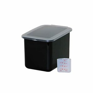 Belca кадочка для риса кухонный гарнитур для рис box 6 емкость 6kg ширина 20× глубина 30.3× высота 19.3cm черный / черный мерная емкость имеется 