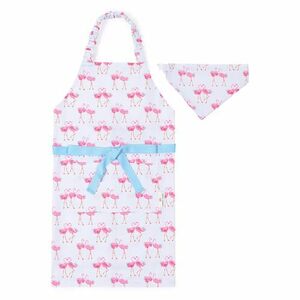 COLORFUL CANDY STYLE LAURA ASHLEY 子供用 キッズエプロン 女の子 三角巾 セット 小学生 130-160 着脱