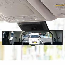 ナポレックス 車用 ルームミラー 超光反射アルミ裏面鏡採用 Broadway 超ロングサイズ 平面 ワイドミラー 360mm x 75mm スモーク_画像9