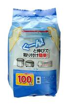 ストリックスデザイン 水切りネット ぐーん! と伸びて取り付け簡単 100枚 約32×33cm ストッキング 深型 三角コーナー 兼用 抗菌_画像1