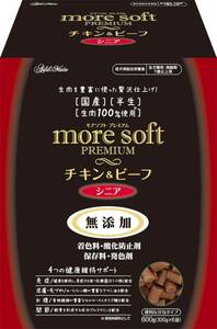 アドメイト ドッグフード more soft モアソフト プレミアム プレミアムチキン&ビーフ 犬 600グラム (x 1)