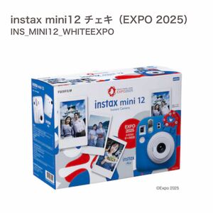 instax mini12 チェキ（EXPO 2025）INS_MINI12_WHITEEXPO