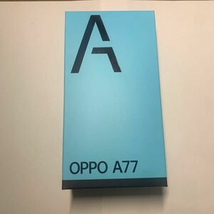 OPPO A77 128GB ブルー　新品未使用品