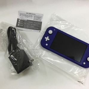 【T】【12020】任天堂 SWITCH Lite ブルー Nintendo Switch スイッチ  箱あり 詳細不明の画像3