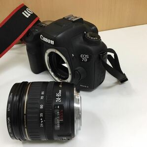 【T】【12677他】Canon EOS7D デジカメ ボディのみ バッテリー無し・LENS 24-85㎜ カメラ＆レンズセットの画像2