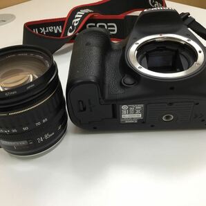 【T】【12677他】Canon EOS7D デジカメ ボディのみ バッテリー無し・LENS 24-85㎜ カメラ＆レンズセットの画像6