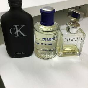 【12524】香水まとめ ジャンヌアルテス JOE SORRENTO/Calvin Klein カルバン・クライン CK be シーケービー エタニティ ３つセットの画像1