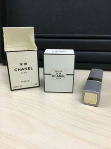 【12737】未使用 CHANEL シャネル No19 PARFUM パルファム 7ml 2セット香水 No NO 